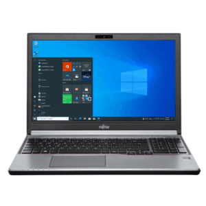 Fujitsu LifeBook E756 Laptop - Intel Core i5-6300U 6th Gen, 8GB DD4 Ram, 256GB SSD, 15.6" LED, No Webcam, MS Win10/11 Pro, New Battery (Certified Refurbished)