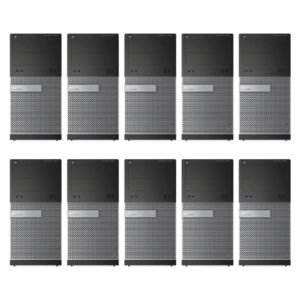10x Dell OptiPlex 3020 Mini Tower Desktop PC- Intel Core i5-4590, 8GB, 250-320GB HDD, MS Win10 Pro (Certified Refurbished)