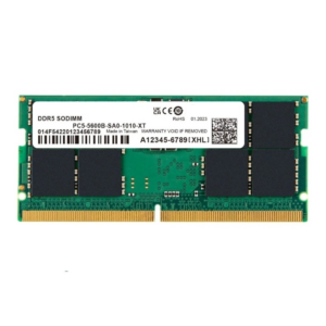 16GB DDR5 4800MHz SODIMM PC5-4800B-SC0 1Rx16 1.1V Laptop RAM Memory Module (Refurbished)