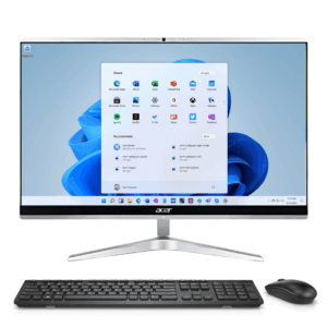 Acer Aspire C22-1650 All-In-One Desktop PC - 11th Generation Intel Core i5-1135G7, 8GB Ram, 512GB M.2 SSD, 21.5" FHD Display, MS Win11 Pro, New Keyboard & Mouse, On-board Wireless Wi-Fi and Bluetooth (Certified Refurbished)