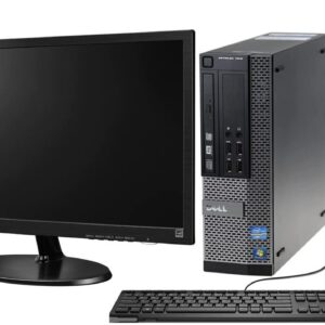 DELL OPTIPLEX 7010 Combo INTEL CORE I5 3470 8GB, 500GB, Win 10 pro 64-BIT, 19" Wide Flat Screen, KB,MSE Wireless Adapter - Refurbished