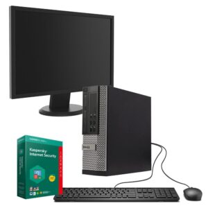 DELL OptiPlex 9020 SFF Combo - Core i5 4590-8GB-256GB SSD-19"Screen-KB-MSE-10 Pro 64BIT + Kaspersky