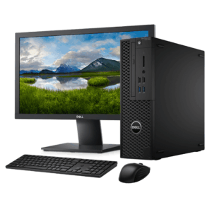 Dell Precision Tower 3420 SFF Desktop Combo - Intel Core i5-6500 6th Gen, 8GB DDR4 Ram, 256GB M.2 NVMe SSD, Windows 10 Pro, 19" Wide LED Monitor, New USB Keyboard and Mouse & USB Wi-Fi Wireless Dongle (Certified Refurbished)