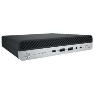 HP EliteDesk 800 G3 Mini - Intel Core i5 6th Gen -8GB DDR4- 256GB SSD - Win10 Pro 64 Bit (Certified Refurbished)