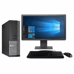 DELL OptiPlex 3020/9020/7020 Sff Combo, Win 10 Pro intel Core i5, 4th Generation 3.0GHz, Quad Core, 8GB, 256GB SSD, refurbished