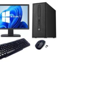 HP EliteDesk 800 G1 Tower PC Combo Core i5-4th Gen, 8GB with 256GB SDD + 500GB Sata - Win 10 Pro 64 BIT